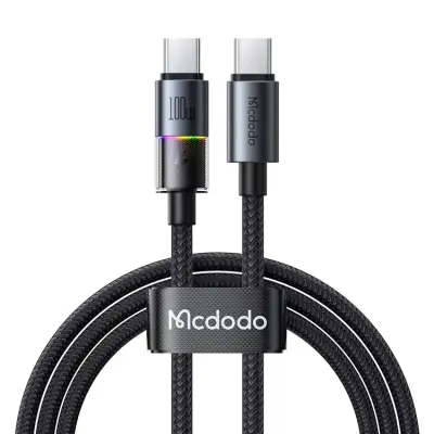 MCDODO USB-C - USB-C 100W Kabel 1.2m PD CA-8200 - Svart