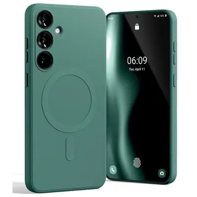 Mercury Galaxy S24 Plus Mobilskal MagSafe Semi-Silikon - Grön