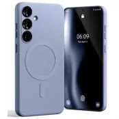 Mercury Galaxy S24 Plus Mobilskal MagSafe Semi-Silikon - Lavendel