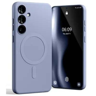 Mercury Galaxy S24 Plus Mobilskal MagSafe Semi-Silikon - Lavendel
