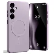 Mercury Galaxy S24 Plus Mobilskal MagSafe Semi-Silikon - Lilac