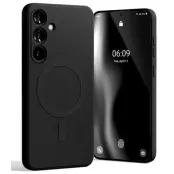 Mercury Galaxy S24 Plus Mobilskal MagSafe Semi-Silikon - Svart
