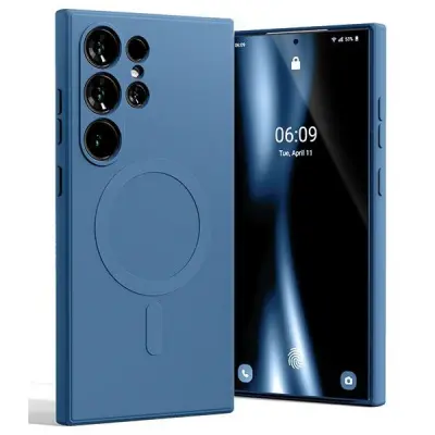 Mercury Galaxy S24 Ultra Mobilskal MagSafe Semi-Silikon - Blå