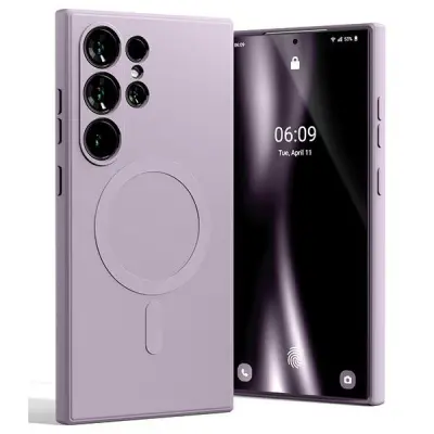 Mercury Galaxy S24 Ultra Mobilskal MagSafe Semi-Silikon - Lilac