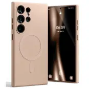 Mercury Galaxy S24 Ultra Mobilskal MagSafe Semi-Silikon - Rosa Sand