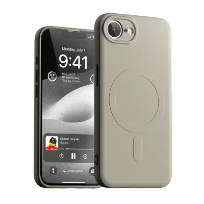 Mercury iPhone 16e Mobilskal MagSafe Semi-Silikon - Sten