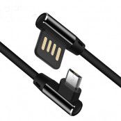 Micro USB-kabel laddare till Android Bekväm Utformning - Svart