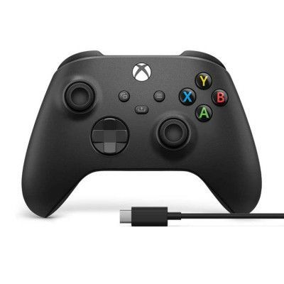 Microsoft Xbox Series X/S Trådlös Handkontroll + USB C-kabel - Kolgrå