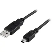 MiniUSB-kabel 2.0 1m