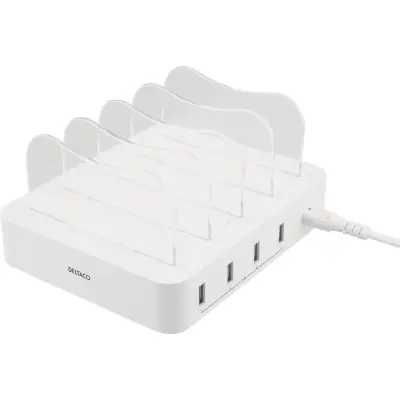 Deltaco USB Laddstation 4x USB