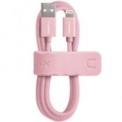 Momax 8Pin Lightning-kabel 2 meter - Rosa