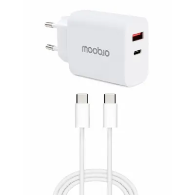 Moobio Laddare 35W med USB-C-kabel