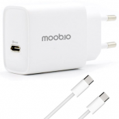 Moobio Väggladdare 25W + USB-C-kabel