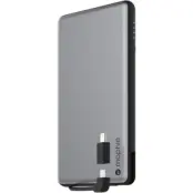 Mophie Powerstation Plus med kabel - Grå