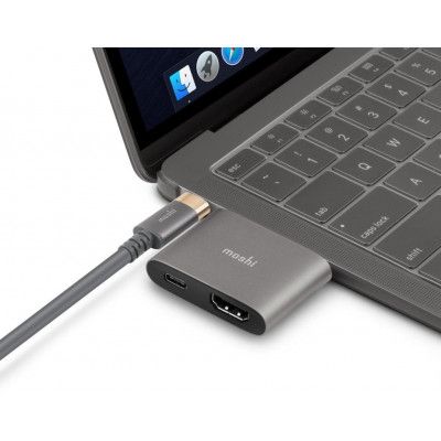 Moshi USB-C to HDMI Adapter with Charging