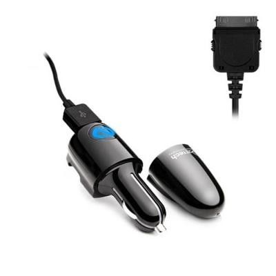 Naztech 3-i-1 laddarkit för  iPhone 4/4s och Ipad 1/2/3/4 - Svart