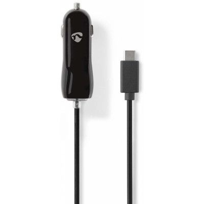 Nedis Billaddare med Fast USB-C-kabel - Vit