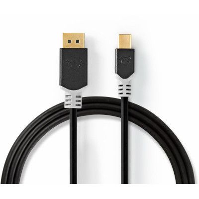 Nedis Mini DisplayPort 1.4 till DisplayPort-kabel