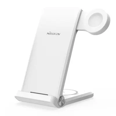 NILLKIN 3-i-1 Bärbar Trådlös Laddare Fällbar Laddningsstation EU Plug