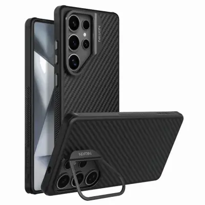 Nillkin Galaxy S25 Ultra Mobilskal Magsafe Aramid Fiber Hollow TPU
