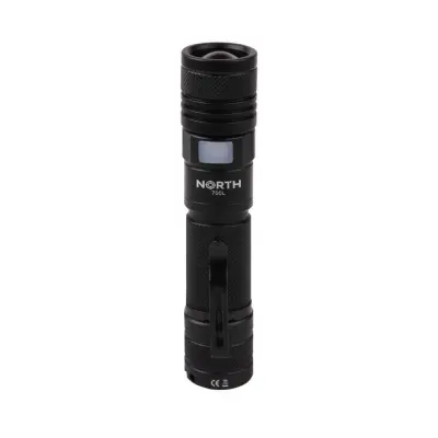 NORTH Ficklampa 700Lumen Zoom Svart Aviation Aluminium 7W