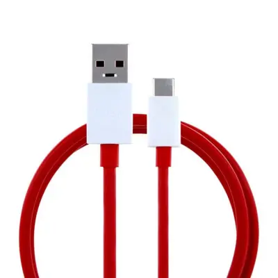 OnePlus USB-A Till USB-C 4A Kabel 1m Bulk - Röd