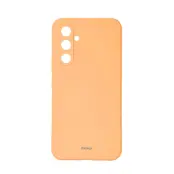 Onsala Galaxy A55 5G Mobilskal Silikonkänsla - Apricot