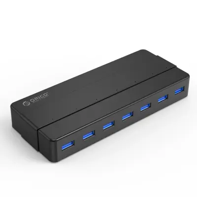 Orico Hubb 7xUSB-A 3.0 - Svart