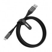 Otterbox Premium Kabel USB A-C 2m - Svart