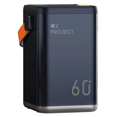 Outdoor Powerbank 60000mAH 35W med LED Light - Blå