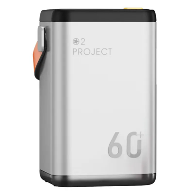 Outdoor Powerbank 60000mAH 35W med LED Light - Vit