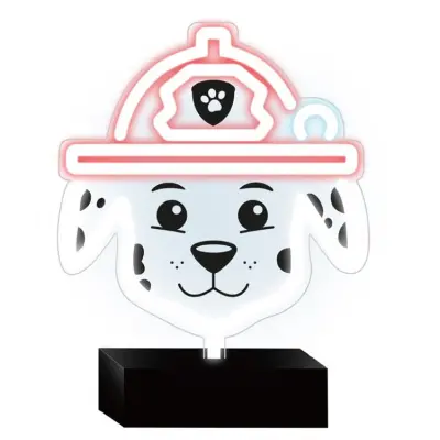 Paw Patrol LED Neon Light MARSHALL på Stativ