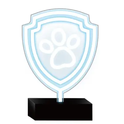 Paw Patrol LED Neon Light PAW på Stativ