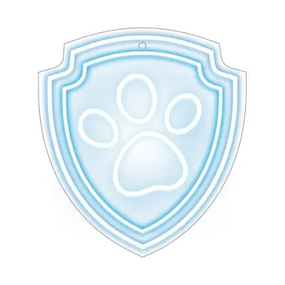 Paw Patrol LED Neon Light PAW Plexiglass Hängande