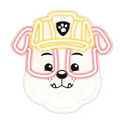 Paw Patrol LED Neon Light RUBBLE Plexiglass Hängande