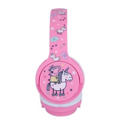 PEPPA PIG Hörlur Junior Bluetooth On-Ear 85dB Trådlös Rosa Unicorn