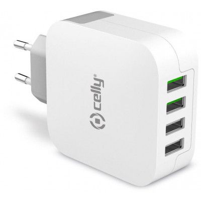 Celly USB-laddare 4xUSB