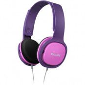 Philips Hörlurar för barn Begr max volym med Sladd - Rosa