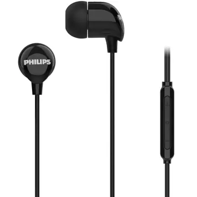 PHILIPS In-Ear-Hörlurar med Kabel Fjärrkontroll - Svart