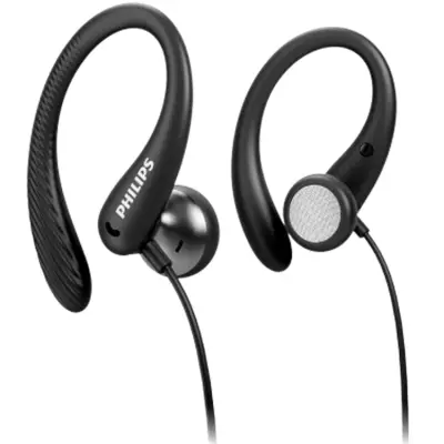 PHILIPS In-Ear-Hörlurar Sport IPX2 Kabel - Svart