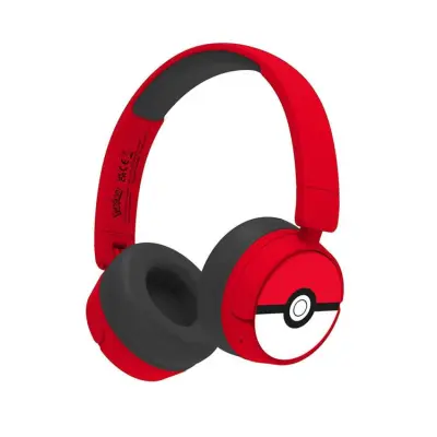 POKEMON Junior On-Ear Trådlösa Hörlurar - Röd