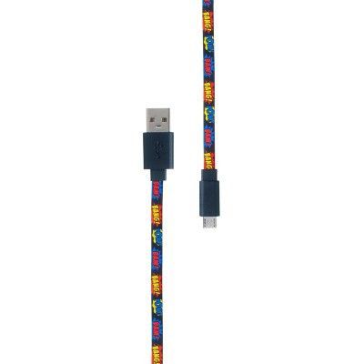 POP POWER Synkkabel MicroUSB POW 1m
