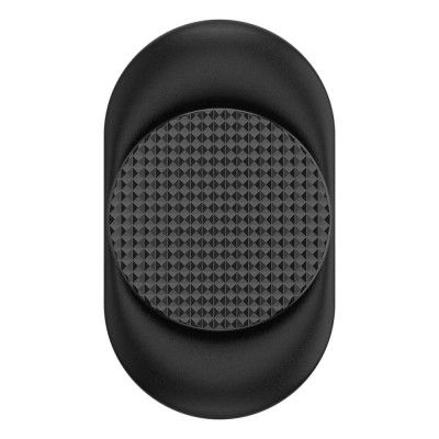POPSOCKETS Pocketable Knurled Black Avtagbart Grip med Ställfunktion