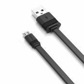 Proda Fenche Series platt USB/micro USB Kabel 3A 1M Svart
