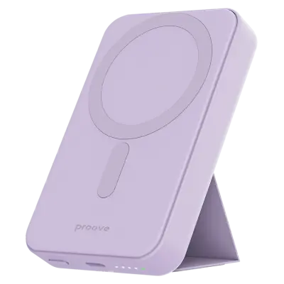 Proove Powerbank 10000mAh 20W MagSafe Trådlös Laddare - Lila