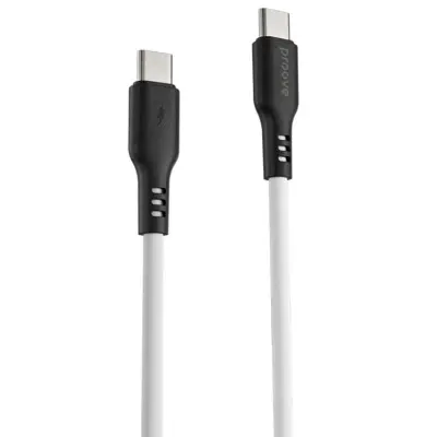 Proove USB-C - USB-C 60W Kabel 1m Rebirth - Vit