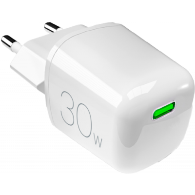 Puro Gan Väggladdare 30W USB-C - Vit