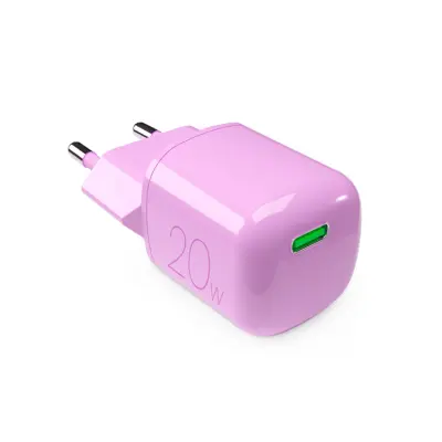 Puro Snabbladdare 20W GaN USB-C - Rosa