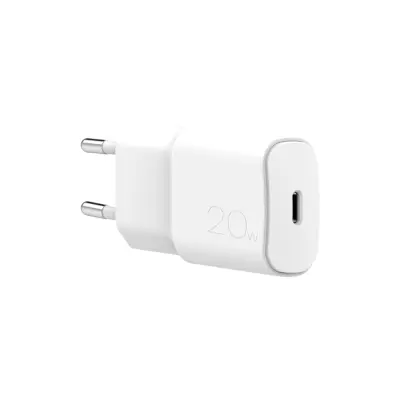 Puro Snabbladdare 20W Power Delivery USB-C - Vit