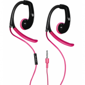 Puro Stereo Earphone Sport Earhook and round cable - Rosa